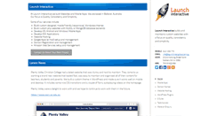 Desktop Screenshot of launchinteractive.com.au